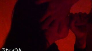 Lusty witch invokes a demon to fuck her roughly Triss-witch