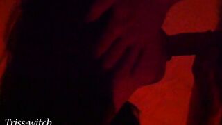 Lusty witch invokes a demon to fuck her roughly Triss-witch