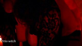 Lusty witch invokes a demon to fuck her roughly Triss-witch