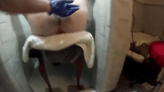 SUBMISSIVE HUSBAND-Anal Fisting from Nasty Ex-Wifey