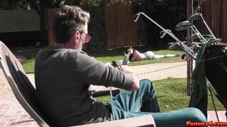Stepdad Steve Holmes caught masturbating by his step daughter
