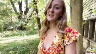 FRIST DATE PORN Nature Nympho Fuck on Farm - Molly