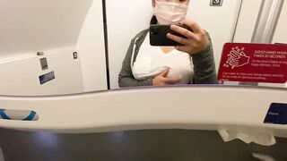 I get SO lusty on the plane! I had to play with my swollen chinese melons