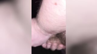 Cumshot into tight asshole for this hoe!