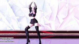 [MMD] GFRIEND - MAGO Ahri KDA babe Kpop Dance 4K 60FPS