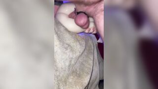 Pantyhose holes filled by veiny dick