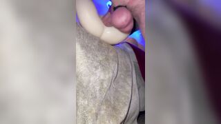 Pantyhose holes filled by veiny dick