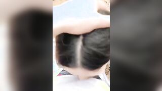 Une avaleuse chinoise baisee dans un bois