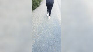 Step milf Very Risky Outside Sex into the Street during Quarantine... Nailed Coronavirus