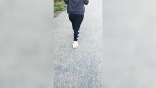 Step milf Very Risky Outside Sex into the Street during Quarantine... Nailed Coronavirus