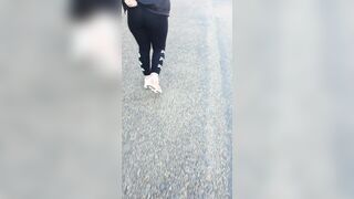 Step milf Very Risky Outside Sex into the Street during Quarantine... Nailed Coronavirus