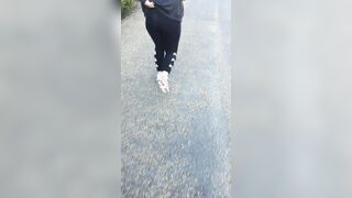 Step milf Very Risky Outside Sex into the Street during Quarantine... Nailed Coronavirus