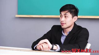 SARA BLONDE - TEENAGER SCREWED INSIDE THE CLASSROOM BY PROFESSOR