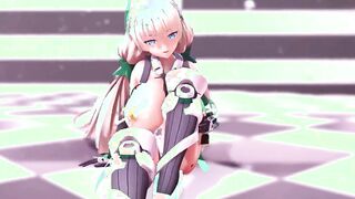 【MMD R-teen SEX DANCE】HOT YUMMY WHITE BOOTY SWEET INSANE SATISFACTION 甘い喜び [MMD]