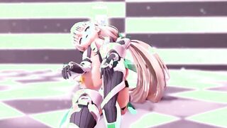 【MMD R-teen SEX DANCE】HOT YUMMY WHITE BOOTY SWEET INSANE SATISFACTION 甘い喜び [MMD]