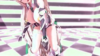 【MMD R-teen SEX DANCE】HOT YUMMY WHITE BOOTY SWEET INSANE SATISFACTION 甘い喜び [MMD]