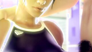 vulgar long breasts buruma chinese chick boob-played by world's giant monster penis ❤︎ 60fps sfm