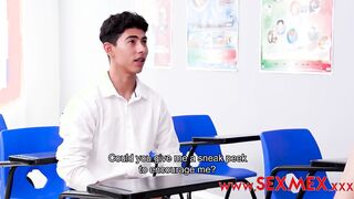 SILVIA SANTEZ- PROFESSOR ENCOURAGES HER SCHOOL GIRL WITH SEX