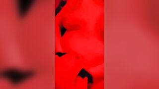 Bound up sexy takes cock & cum all over