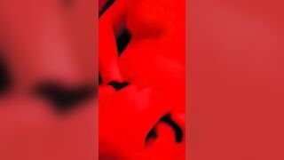Bound up sexy takes cock & cum all over