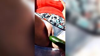 Cucumber at the ball park