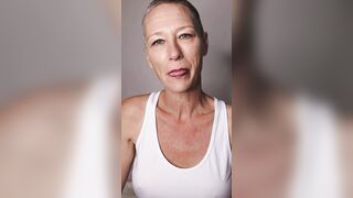 Kiki Smoking After Buzz Cut