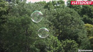 HORNYHOSTEL - Long Melons African Hispanic Tina Fire Caught Panty Sniffing Roommate