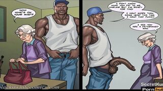 Art Class season #2 ep #8 - Older White Lady Fuck Rough by Huge Cock Ebony Man || Older snatch