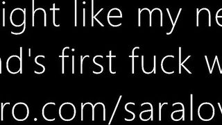 Boned my face Bae. I want a soak snatch love - goddess Blonde morning bj to new dildo Bf's Long