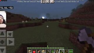 Minecraft Gameplay #2 / getting wood to start building a house // WITH FACECAM
