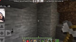 Minecraft Gameplay #2 / getting wood to start building a house // WITH FACECAM