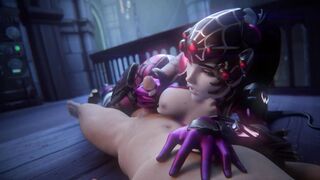 Overwatch Widowmaker hand job - (Fpsblyck)
