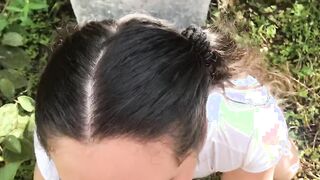 Sexo al aire libre con cougar hispanic