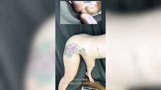 Mom hosts female and male glory hole at home