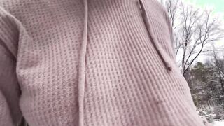Cold walk flashing tities /nip slip teaser