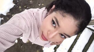 Cold walk flashing tities /nip slip teaser