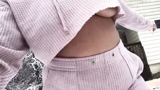 Cold walk flashing tities /nip slip teaser