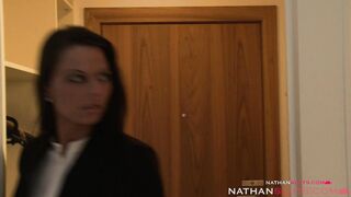 Overworked businesswoman Simony Diamond Gets Her Asshole Massaged by pervert Joss Lescaf’s big black cock - 4K