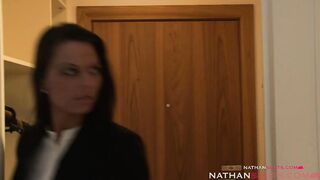 Overworked businesswoman Simony Diamond Gets Her Asshole Massaged by pervert
