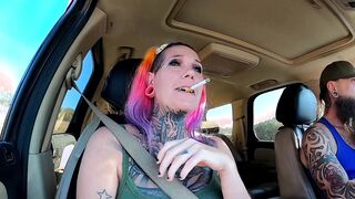 Chassidy Lynn - Smoking mom, Road Trip Turned Inside a Hard Banged And a Cum All Over My Face And