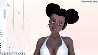 ADULT TIME - Big Boobed Anime Cunt With Mouth Fucks Her Lesbo Rival