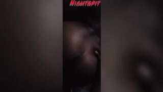 She call me while her BD working night shift. Squirts at one:20, u can hear it