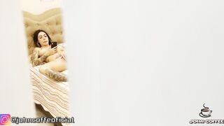 Beauty wanted to cum without me, we cum together and