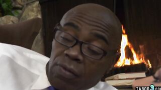 Eighteen Jessica Rex wants her stepdads long ebony penis all