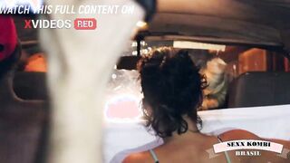 African Man fucks Cutie with sensual bitch into the van