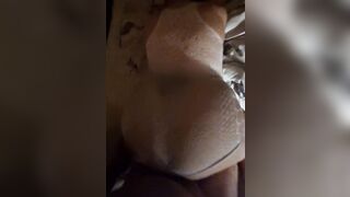 RedRidingHoodAndTheWolf - Doggy Style banged into babe fishnet. Getting orgasm and pounding his huge butt