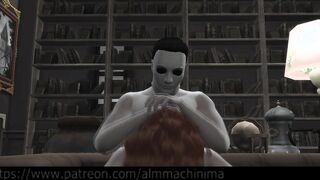 Halloween monsters /Freddy, Jason, Werewolf/ pounded adorable women inside warehouse part2 - TALES FOR ADULTS /