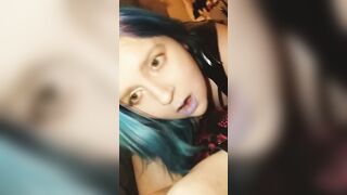 point of view My Face Getting Banged Doggy Style ANAL inside Pvc Dress Handcuffs