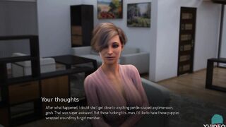 COLLEGE TIED #30 - Lynda working that sex toy with her