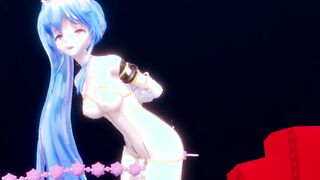 3d anime mmd - senmei pull remaster (autumnjelly)